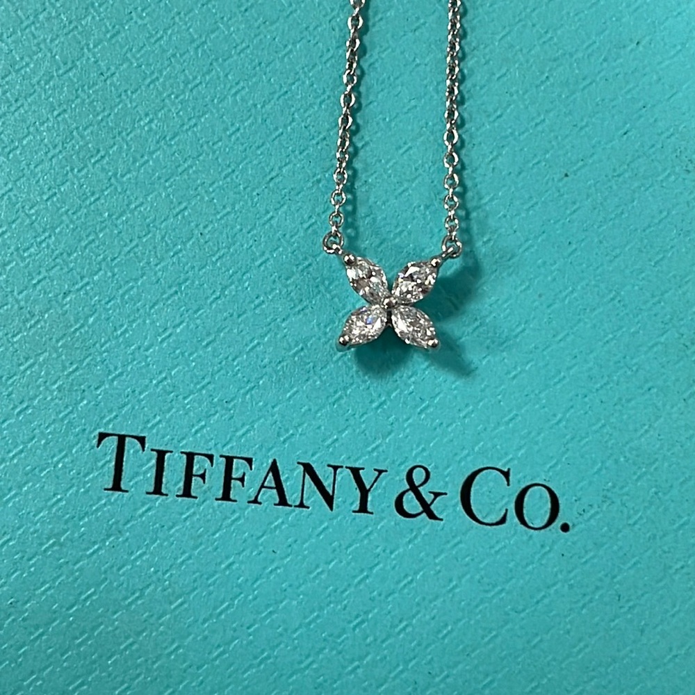 Tiffany & Co. Victoria Diamond Pendant in Platinum